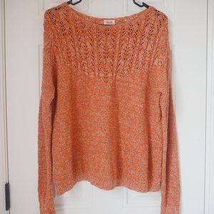 Orange Knit Sweater